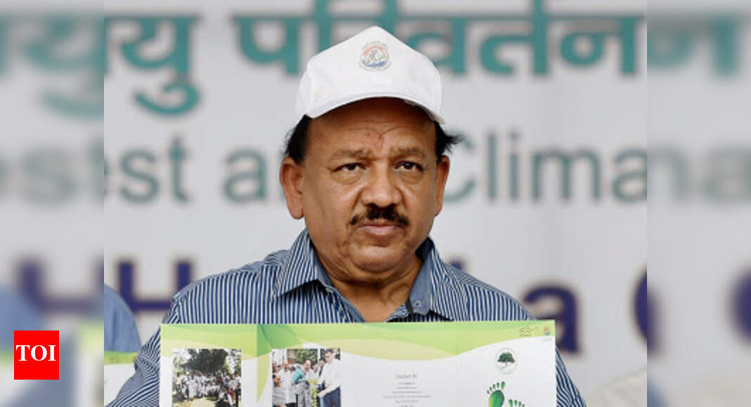 Environment protection should become mass movement: Vardhan - Times of ...