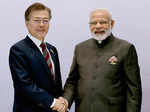 Narendra Modi and South Korean President Moon Jae-in