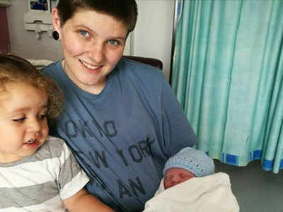 Britain's first pregnant man gives birth to girl!