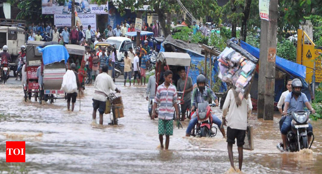 3 more die in Assam floods; lightning kills 19 in UP, Bihar | Guwahati ...