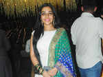 Rajisha Vijayan arrives at Kavya's wedding reception