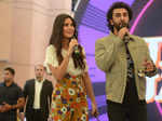 Katrina Kaif and Ranbir Kapoor interacting with students