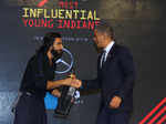 Ranveer Singh receiving his award