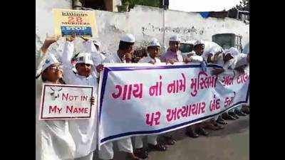 Ahmedabad: Dalits join Muslims in protest against lynchings