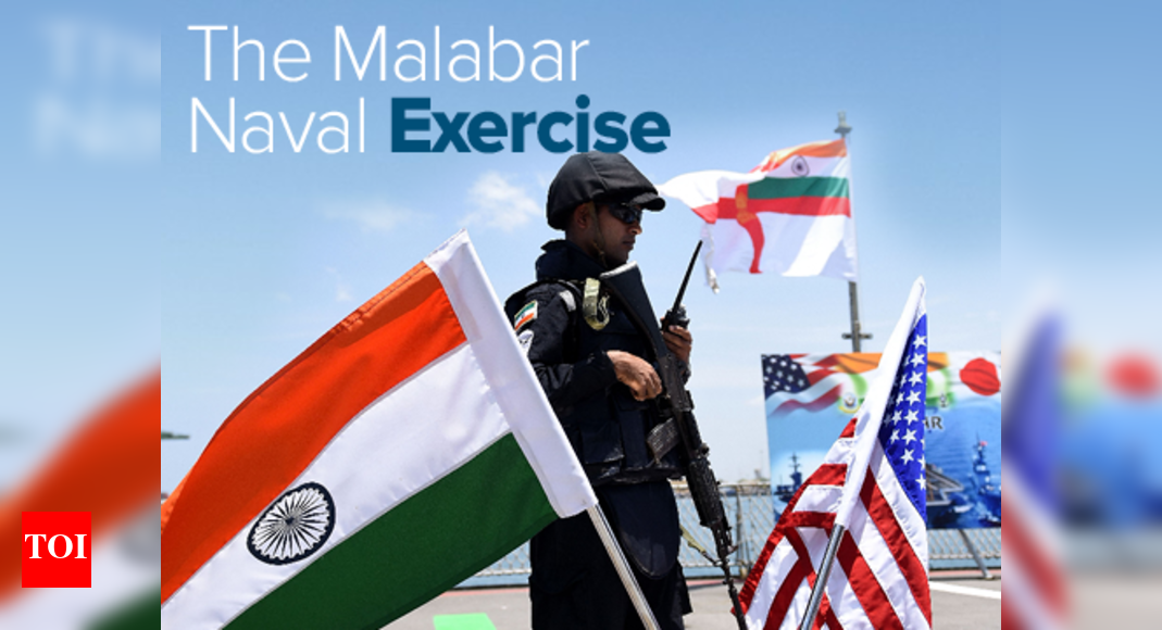 Infographic What is the Malabar naval exercise? Times of India