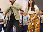 Ranbir Kapoor and Katrina Kaif shake a leg with kids