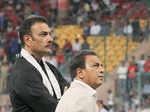 Ravi Shastri with Sunil Gavaskar