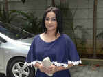 Divya Dutta arrives during the trailer launch