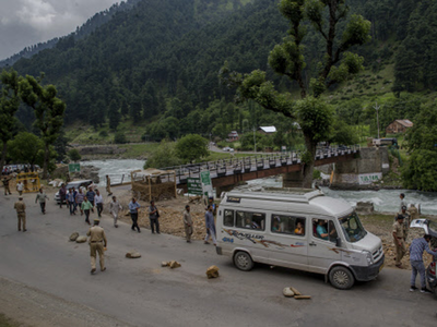 Shutdown in
Pahalgam market to protest against terror attack on Amarnath pilgrims
