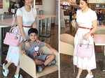 Divya and Ruhaan inside airport
