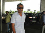 Prakash Jha at airport