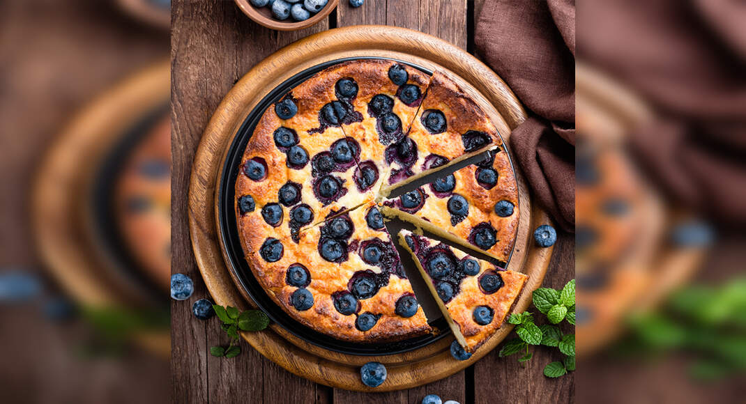 Blueberry Cake Recipe: How to Make Blueberry Cake Recipe | Homemade Blueberry Cake Recipe