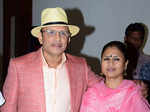 Annu Kapoor and Seema Kapoor at the screening of Mr Kabaadi