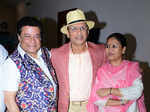 Anup Jalota, Annu Kapoor and Seema Kapoor at the screening of Mr Kabaadi