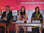 Rajeev Singh, Yami Gautam and Naina Lal Kidwai at ICC women awards