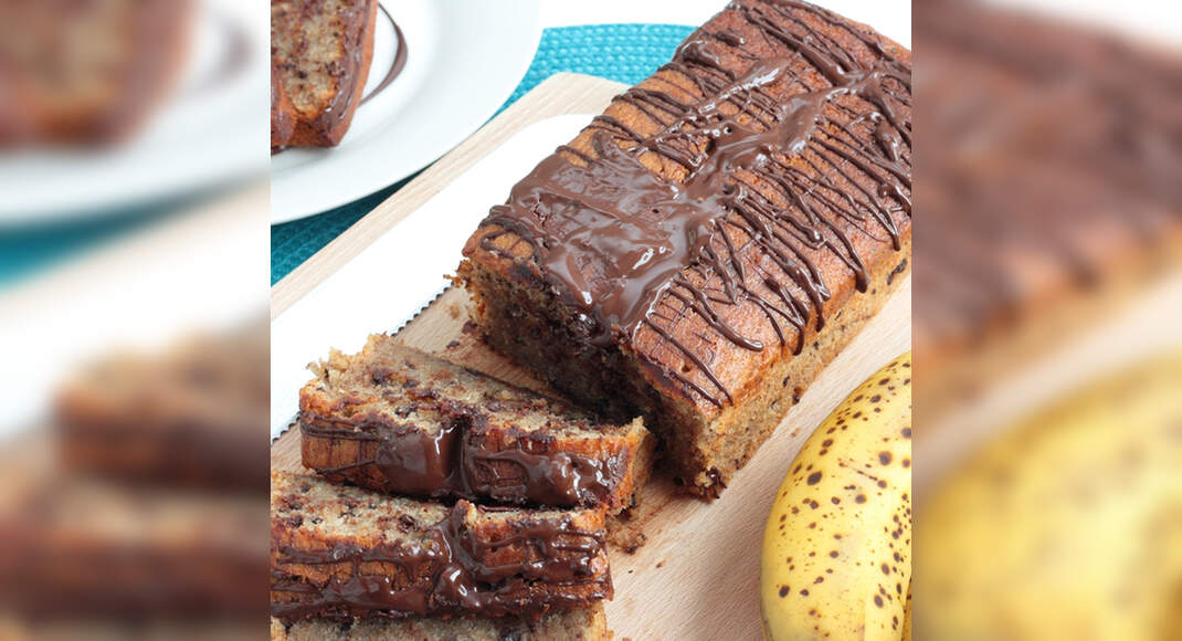 Chocolate Banana Cake Recipe: How to Make Chocolate Banana Cake Recipe | Homemade Chocolate Banana C