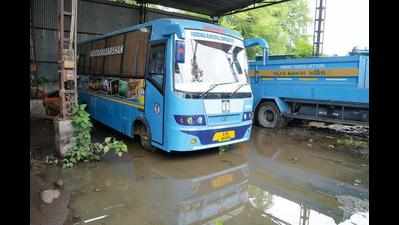 Nine months on, Vadodara Darshan bus gathering dust