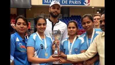 Three Gurugram girls in silver-winning U-17 basketball team at Paris meet