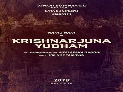 Nani-Merlapaka Gandhi film titled ‘Krishnarjuna Yuddham’