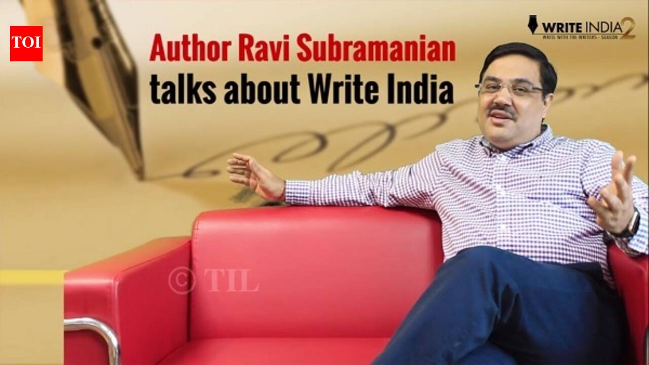 Author Ravi Subramanian talks about Write India