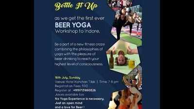 Social media campaign deters ‘Beer Yoga’ event in Indore