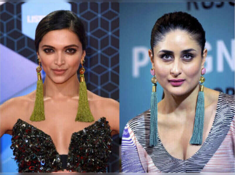 Valliyan long tassel earrings How to wear big earrings like Deepika