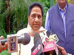 Mayawati addresses media