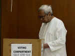 CM Naveen Patnaik casts his vote
