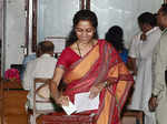 NCP, MP, Supriya Sule casts her vote