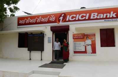 ICICI Bank share prices close at 326 on NSE and BSE