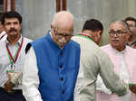 LK Advani casts his vote to elect the next Indian President