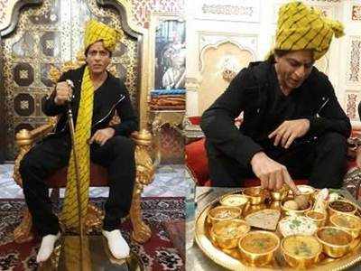 Shah Rukh Khan relishes regional food in Rajasthan