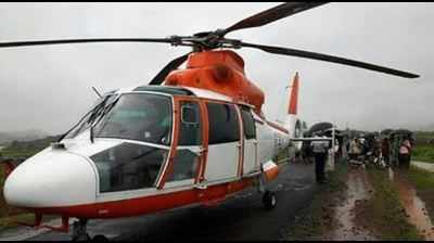 BSF chopper makes emergency landing on road at Koraput