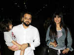 Farhan Azmi and Ayesha Takia with their son Mikail Azmi