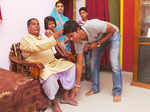 Umesh Yadav' with his family