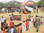 School children participate in the 'Know your Army' campaign