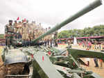 A T-72 battle tank on display