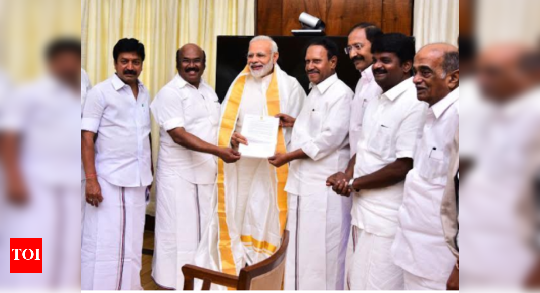 TN ministers meet PM Modi, Union ministers for NEET exemption Chennai