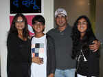 Ronit Roy with family at Munna Michael screening