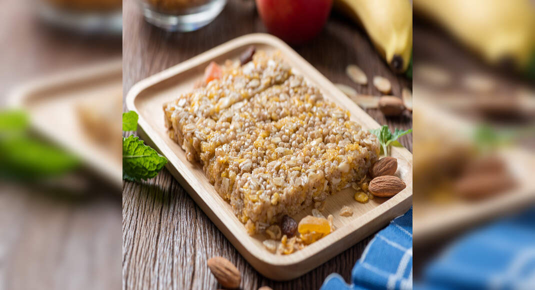 Almond and Banana Bar Recipe: How to Make Almond and Banana Bar Recipe | Homemade Almond and Banana 