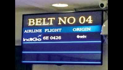 Pune airport display board still flashes Bengaluru as Bangalore