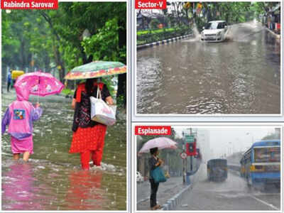over kolkata brace rainy wet weekend monday inundation circulation showers resulted gangetic bengal overnight triggered cyclonic several rain west long