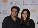 Simone Arora with husband Ajay Arora