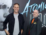 Antony Johnston and Sam Hart at the premiere of Atomic Blonde