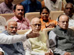 Narendra Modi, LK Advani and Arun Jaitley
