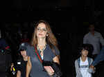 Sussanne Khan with kids at airport