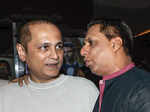 Vipul Shah and Madhur Bhandarkar at the premiere of Indu Sarkar