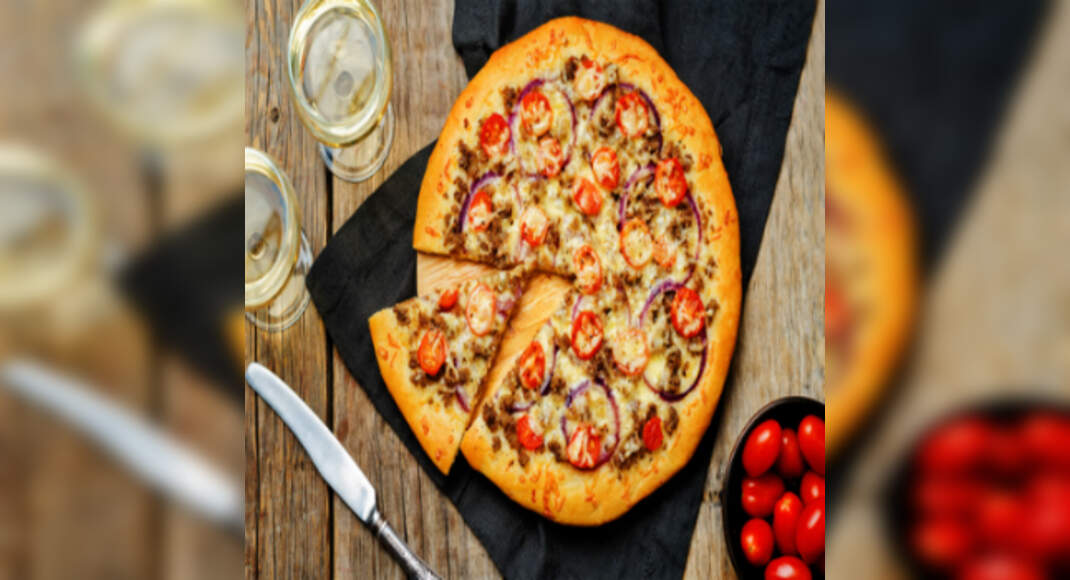 Keema Pizza Recipe: How to Make Keema Pizza Recipe | Homemade Keema Pizza Recipe