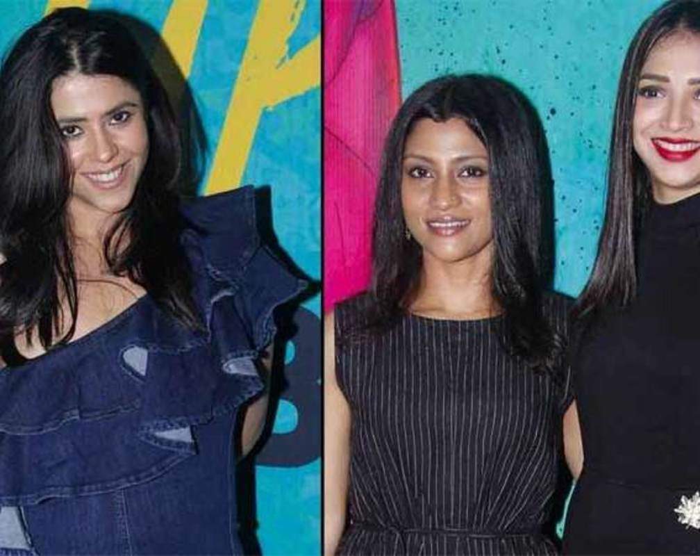
Ekta, Konkona, Aahana grace success bash of 'Lipstick Under My Burkha'
