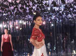 A model walks the ramp for Manish Malhotra